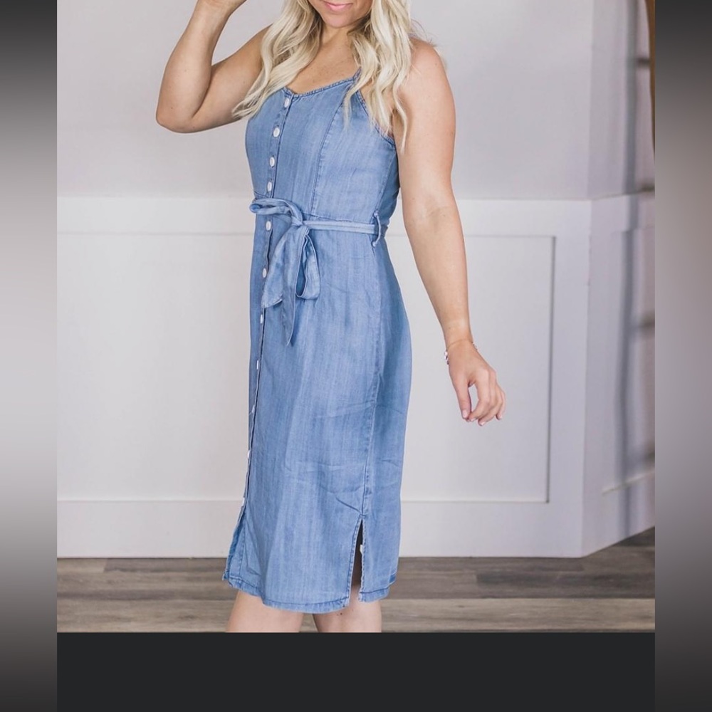 Boutique chambray dress size Small